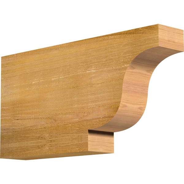 Ekena Millwork Newport Rough Sawn Rafter Tail, Western Red Cedar, 4"W x 12"H x 24"L RFT04X12X24NEW00RWR - main